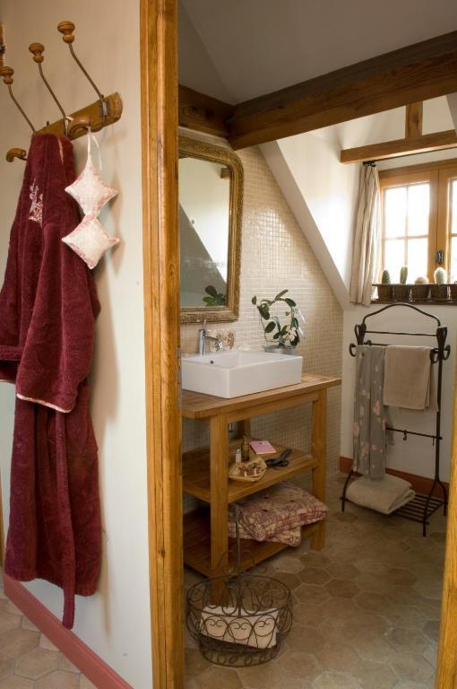 Chambres D'Hotes La Levriere Saint-Denis-le-Ferment Kamer foto
